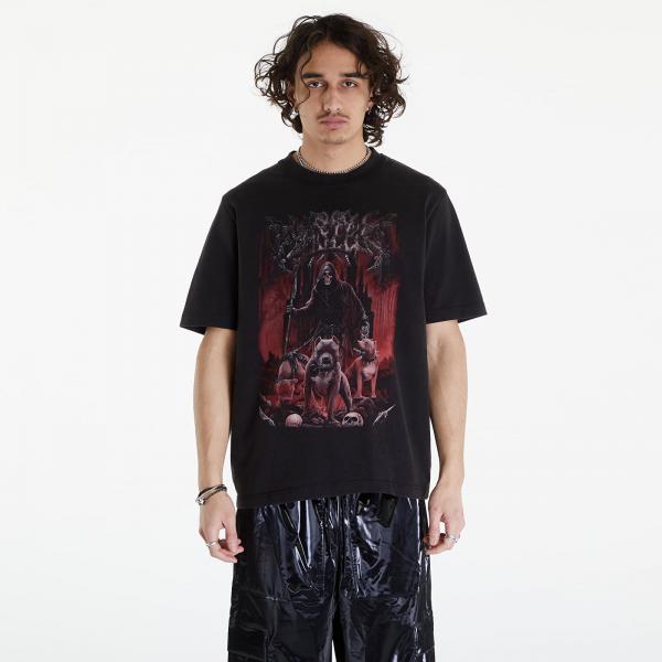 Tričko Wasted Paris T-Shirt Hell Gate Faded Black M