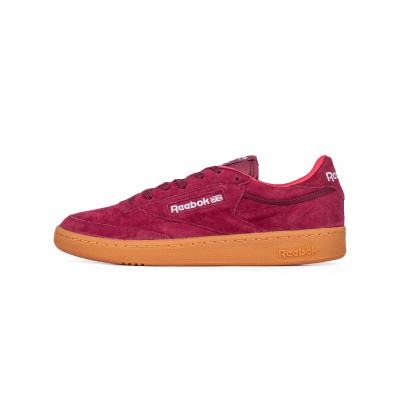 Sneakers - tenisky Reebok CLUB C 85 INDOOR BURGUNDY/RIOT RED/BL