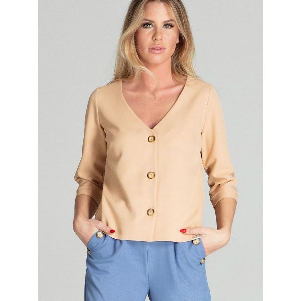 Košile Figl model 141754 Beige S