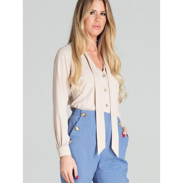 Košile Figl model 141749 Beige S