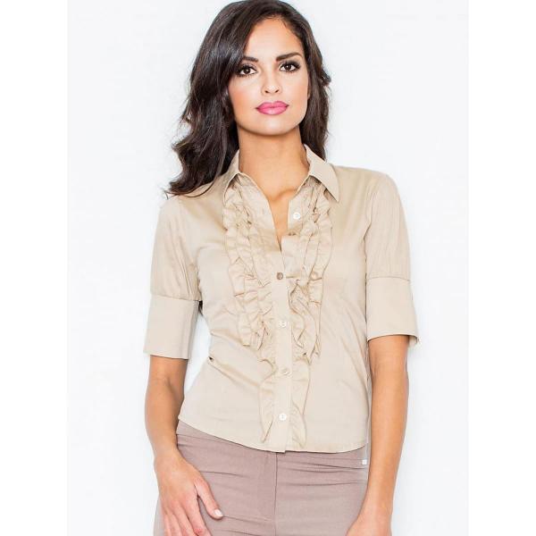 Košile Figl model 111773 Beige XL