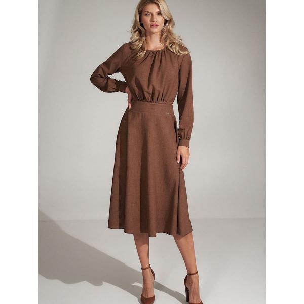 Šaty Figl model 150445 Brown L