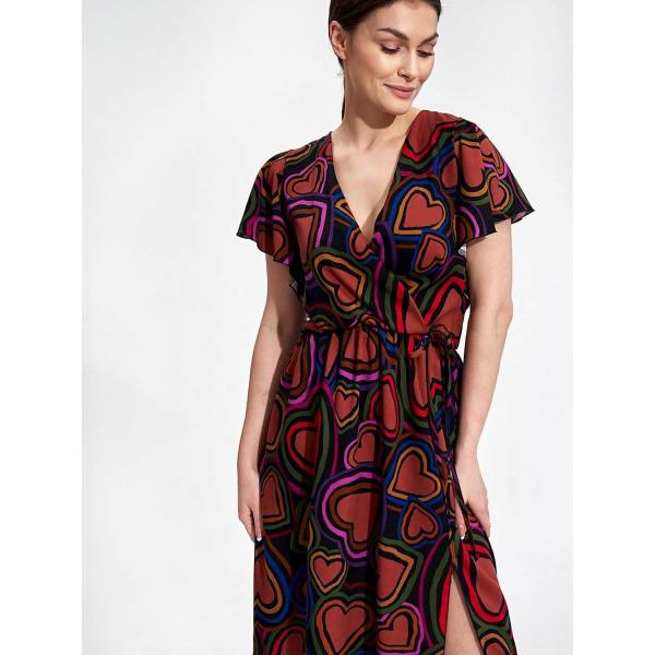 Šaty Figl model 167192 Multicolor S/M