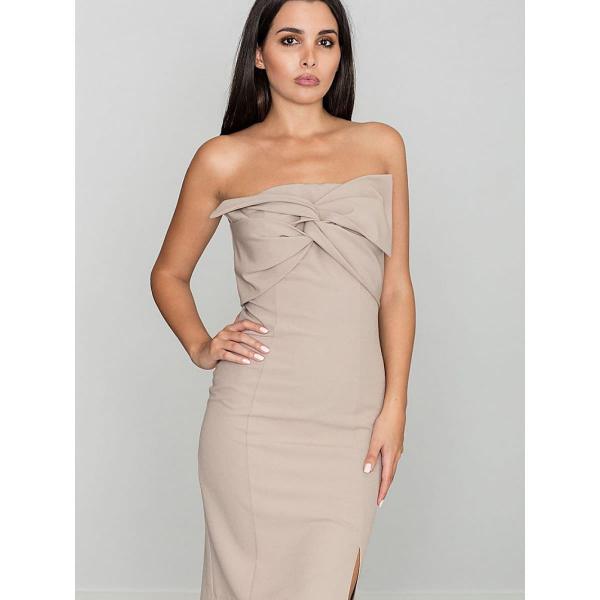 Šaty Figl model 111050 Beige XL