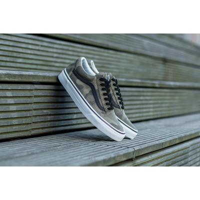 Vans Old Skool (Camo Jacquard) Raven/ True White