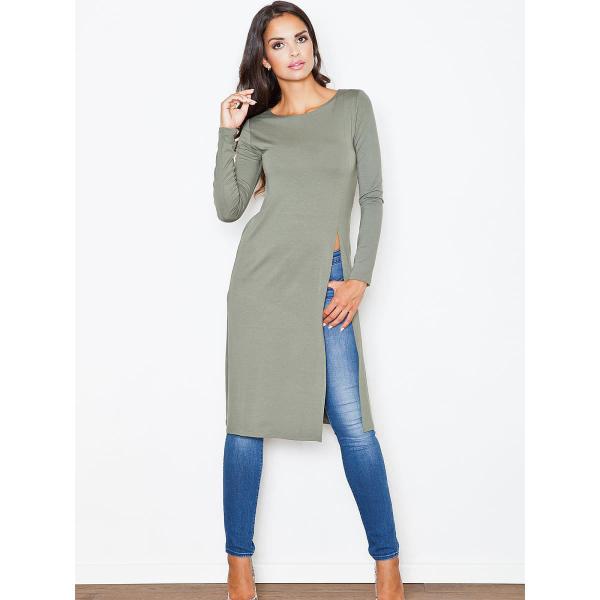 Šaty Figl model 44460 Green XL