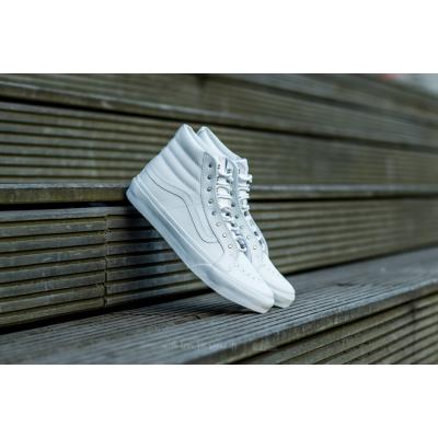 Vans Sk8-Hi Slim (Rivets) Antique Silver/ True White