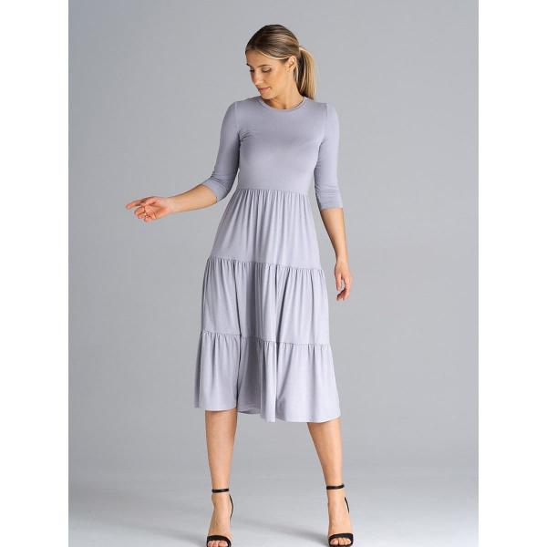 Šaty Figl model 180850 Grey S