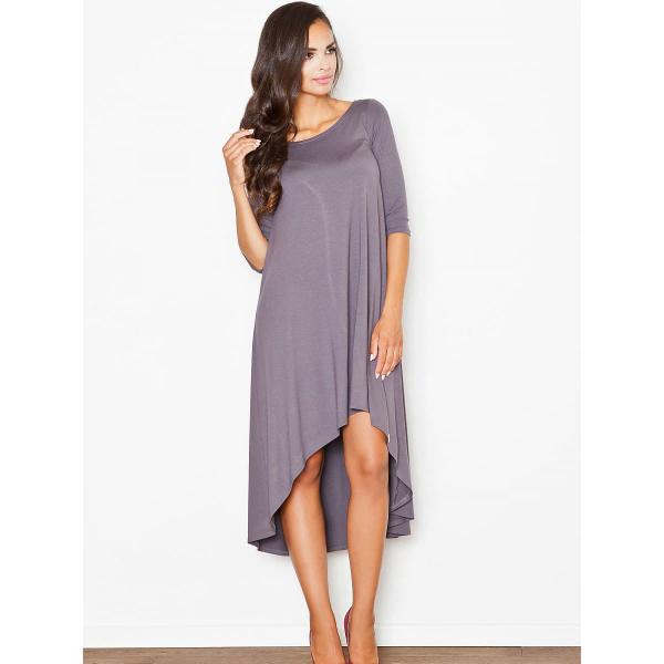 Šaty Figl model 48277 Grey S