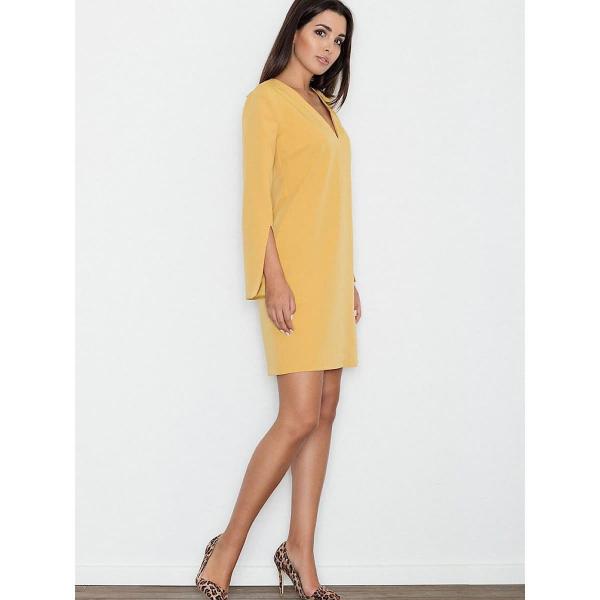 Šaty Figl model 111125 Yellow S