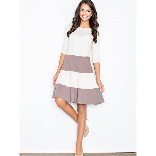 Šaty Figl model 111720 Brown XL