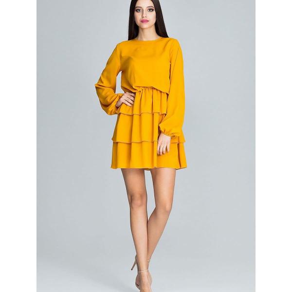 Šaty Figl model 116346 Yellow S