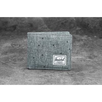 Herschel Supply Co. Roy + Coin Wallet Scattered Raven Crosshatch