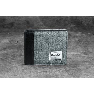 Herschel Supply Co. Edward Wallet Raven Crosshatch/ Black Synthetic Leather