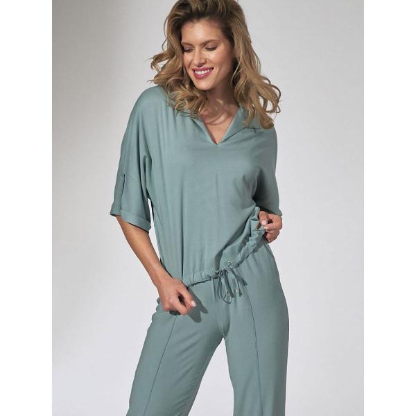 Košile Figl model 151814 Green S/M