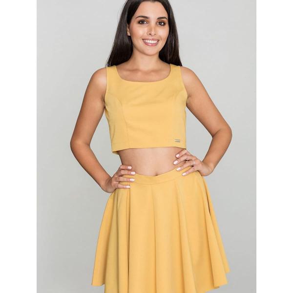Sukně Figl model 111065 Yellow L