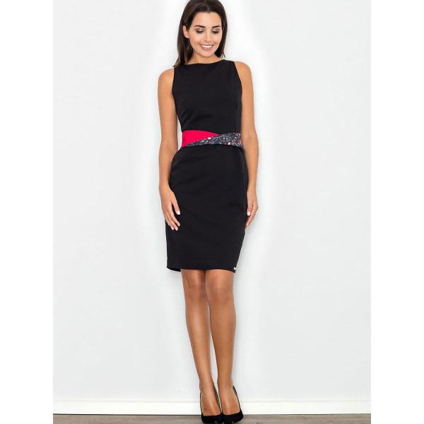 Šaty Figl model 77063 Black L
