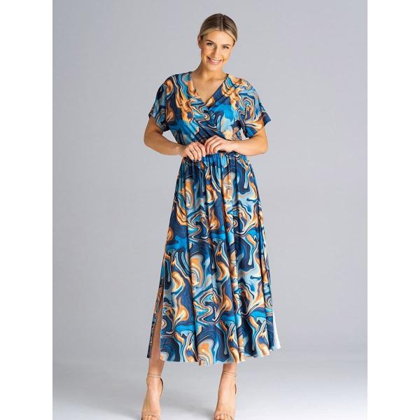 Šaty Figl model 180869 Multicolor S/M