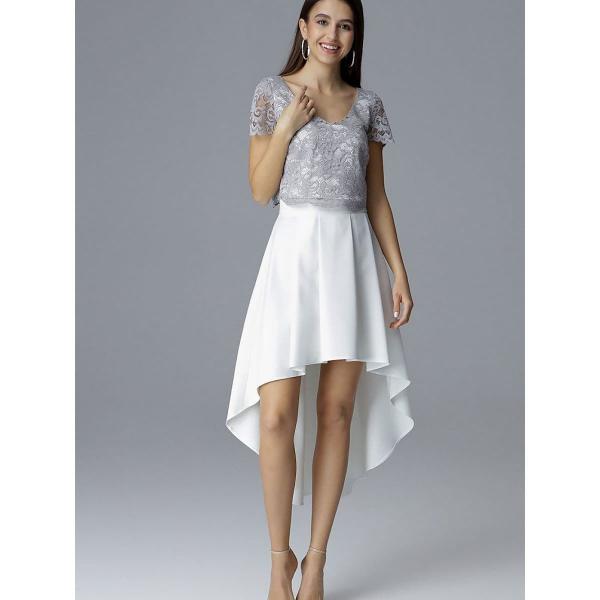 Šaty Figl model 126218 Grey L
