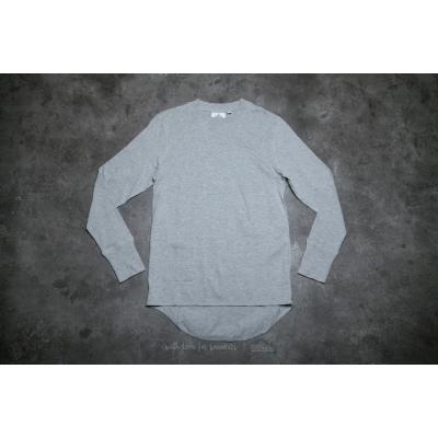 Cheap Monday Curb Long Sleeve Tee Grey Melange