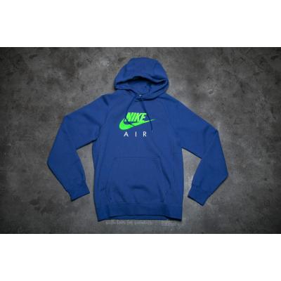 Nike Sportswear Air Fleece Pullover Hoodie Heather Blue