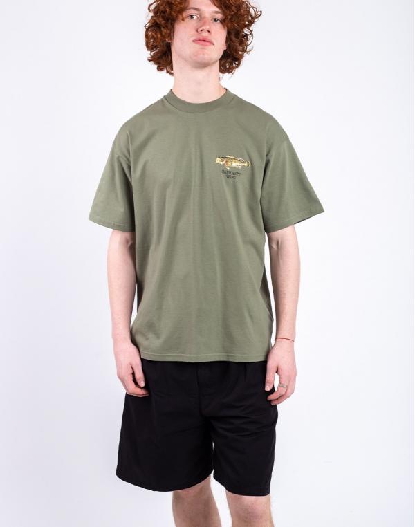 Tričko Carhartt WIP S/S Fish T-Shirt Dollar Green