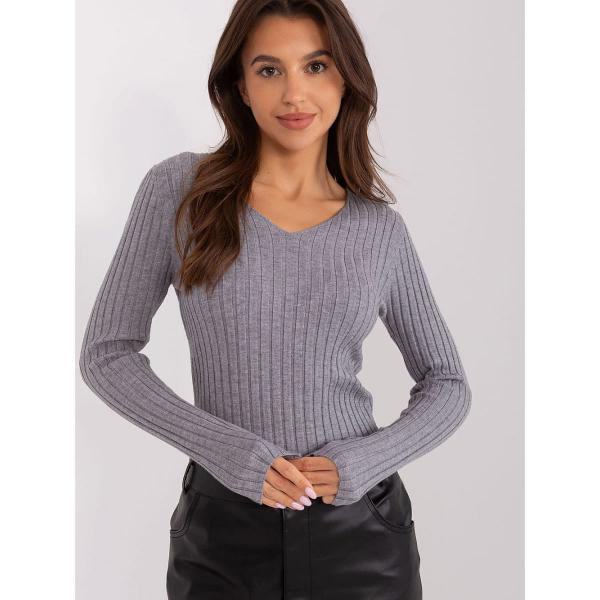 Svetr Factory Price model 189714 Grey S/M