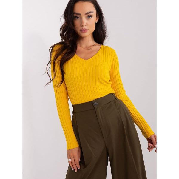 Svetr Factory Price model 189716 Yellow S/M