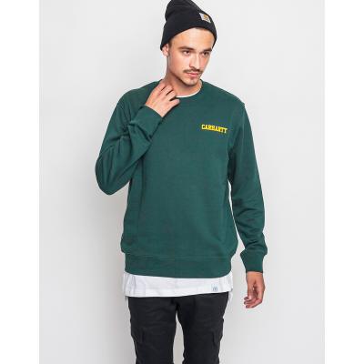 Mikina Carhartt WIP College Script Conifer / Quince