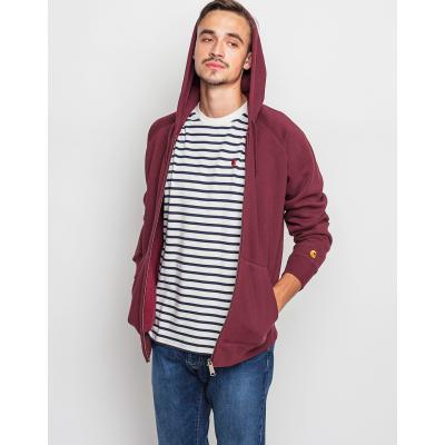 Mikina Carhartt WIP Hooded Chase Jacket Chianti