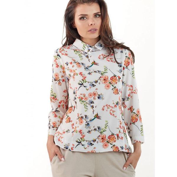 Košile awama model 117540 Beige 36