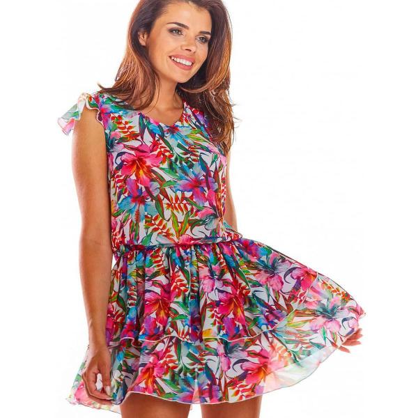 Šaty awama model 133680 Pink 36