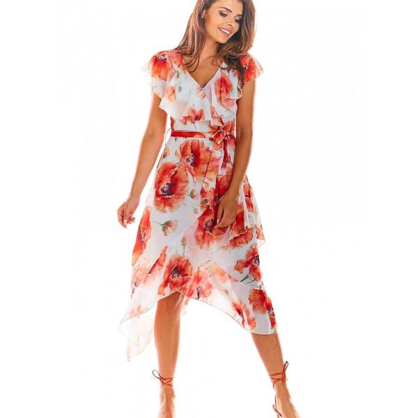 Šaty awama model 133673 White 36