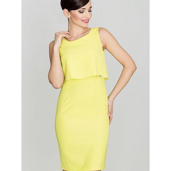 Šaty Lenitif model 114321 Yellow XL