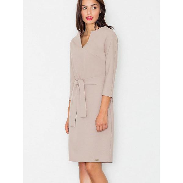Šaty Figl model 77109 Beige S