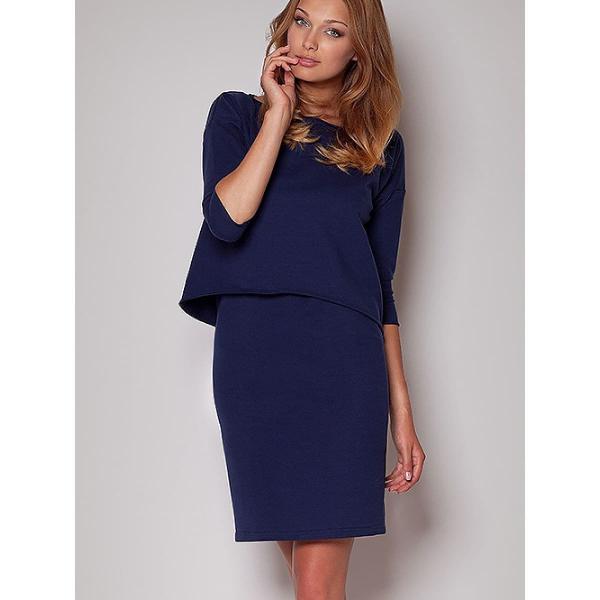 Šaty Figl model 28047 Blue S