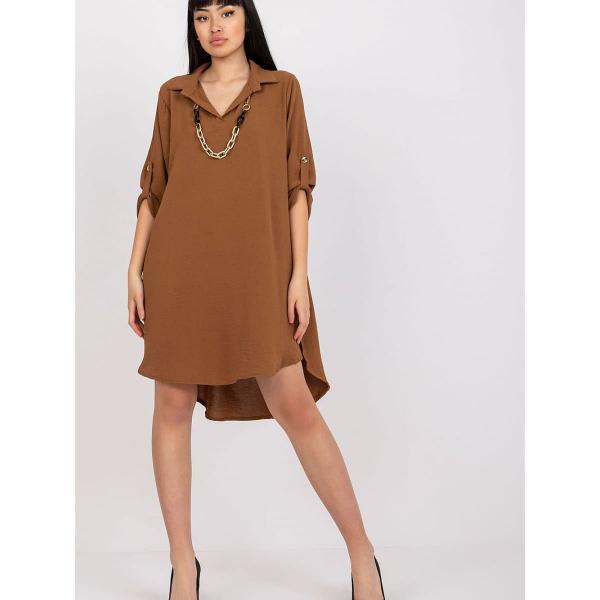 Šaty Italy Moda model 165380 Brown Universal