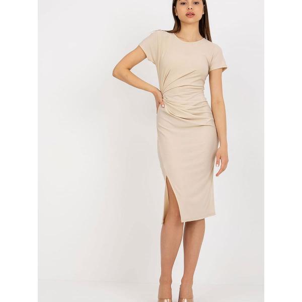 Šaty Italy Moda model 178489 Beige Universal