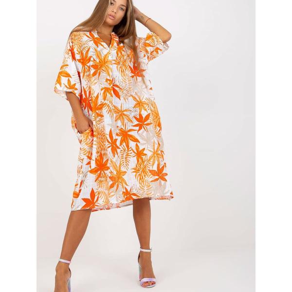 Šaty Italy Moda model 168572 Orange Universal