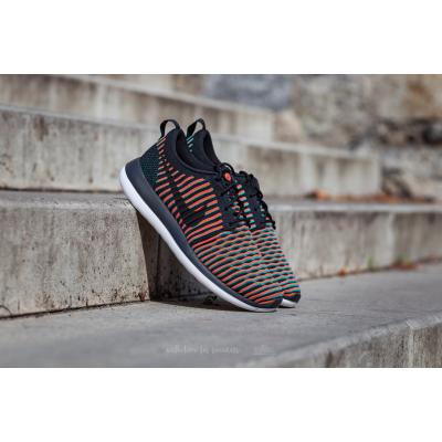Nike Roshe Two Flyknit Black/ Black-Bright Crimson-Clear Jade