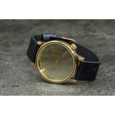 Komono Winston Mirror Gold Navy
