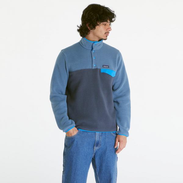 Mikina Patagonia M's LW Synch Snap-T Pullover Hoody Smolder Blue L