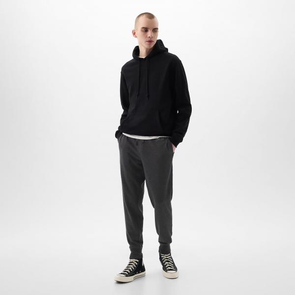 Tepláky GAP French Terry Logo Joggers B85 Charcoal Heather Grey S