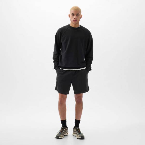 Šortky GAP French Terry Logo Shorts Moonless Night XL