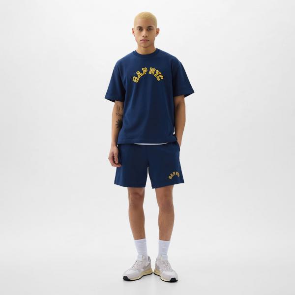 Šortky GAP Logo Shorts Pangea Blue S