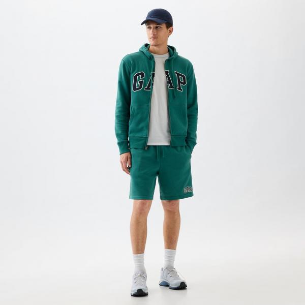GAP Logo Shorts Jade Stone