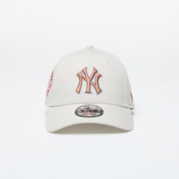 Kšiltovka New Era New York Yankees 9Forty Strapback Off White Universal