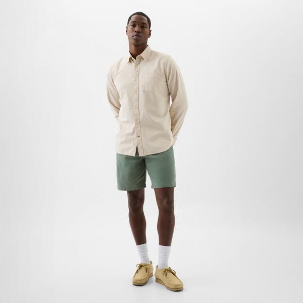 Šortky GAP 9 Inch Cessential Shorts Laurel Wreath Green 17-6 W32