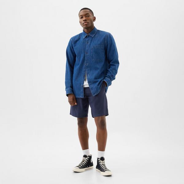 Šortky GAP 9 Inch Cessential Shorts Vintage Navy W32