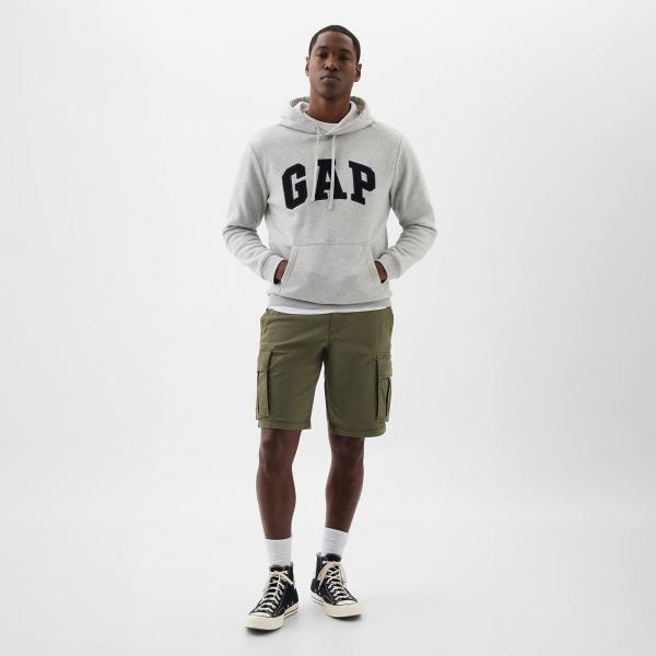 Šortky GAP 11 Inch Cargo Shorts Black Moss W30